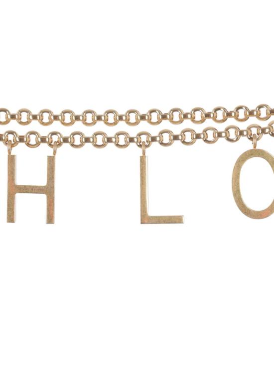 25FW 끌로에 슬림 벨트 CH25ABJ41CB7 9DC VINTAGE GOLD - CHLOE