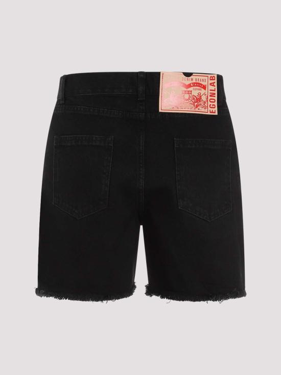  이곤랩 스트레이트 팬츠 SS24DN009CBLACK Black - EGONLAB