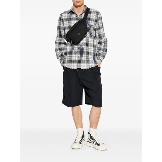 25FW 아미리 셔츠 AMSTFL1014 BLACK GREY WHITE - AMIRI
