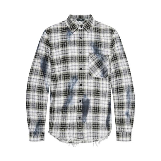25FW 아미리 셔츠 AMSTFL1014 BLACK GREY WHITE