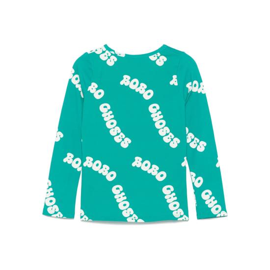 25SS [키즈] 보보쇼즈 티셔츠 B125AC111 311 GREEN NEUTRALS - BOBO CHOSES