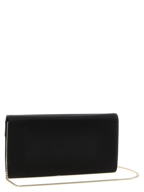26FW 로저비비에 플라워 스트라스 버클 클러치 RBWAMFD0200RS0B999 Black - ROGER VIVIER