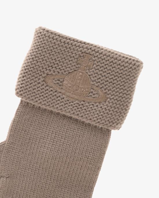  비비안웨스트우드 장갑 8202002M K002S OL P407 STONE GREY - VIVIENNE WESTWOOD