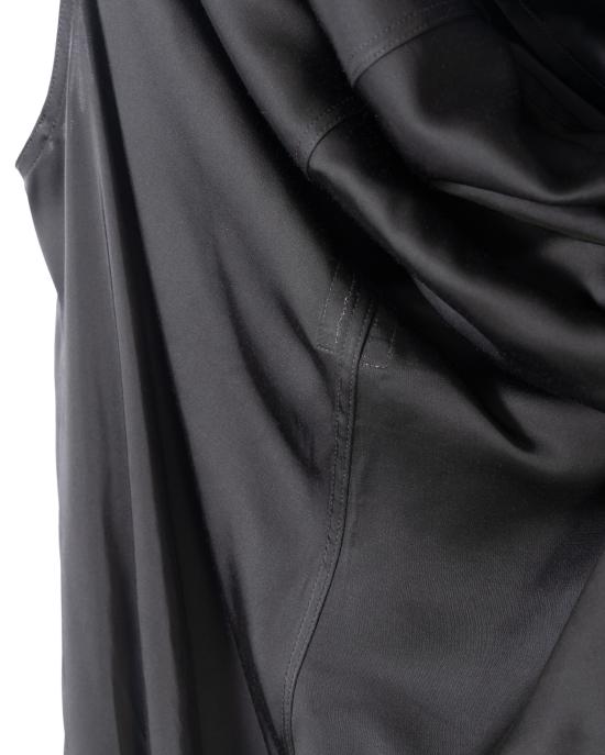 25SS 릭 오웬스 미디 원피스 RP01E7509 SCH 09 BLACK Black - RICK OWENS