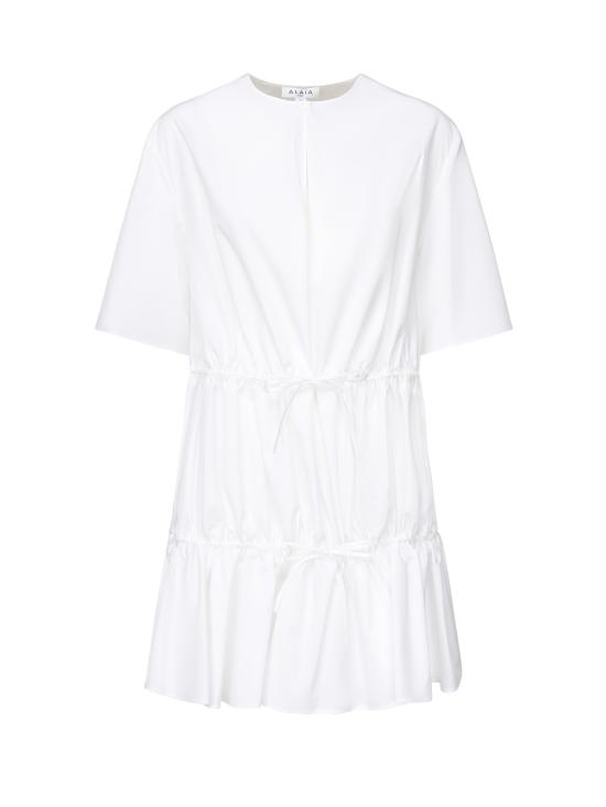 26SS 알라이아 미디 원피스 AA9R2659T611B 000 White