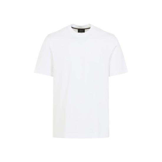 25FW 브리오니 반팔 티셔츠 UJUA0L OD620 9000 WHITE