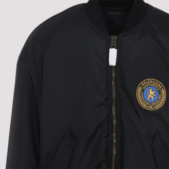 25FW 발렌시아가 봄버 자켓 839101 TOO04 1000 Black - BALENCIAGA