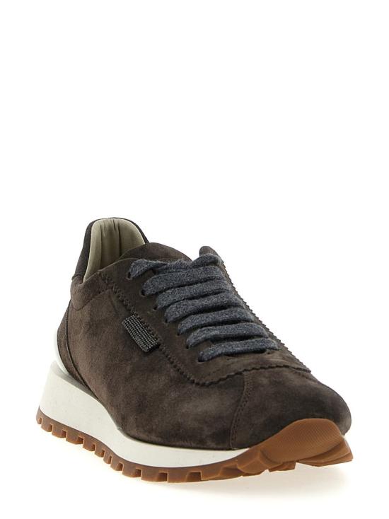 25FW 브루넬로 쿠치넬리 스니커즈 MZSFG2110C7284 BROWN - BRUNELLO CUCINELLI