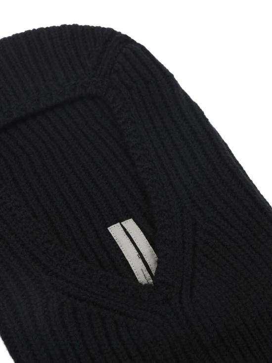 25FW 릭 오웬스 바라클라바 RU02E1490 KWV 09 BLACK - RICK OWENS