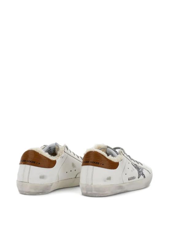 25FW 골든구스 SUPER STAR 슈퍼 스타 클래식 스니커즈 GWF00101 F002695 10942 10942 WHITE SILVER TAUPE BEIGE - GOLDEN GOOSE