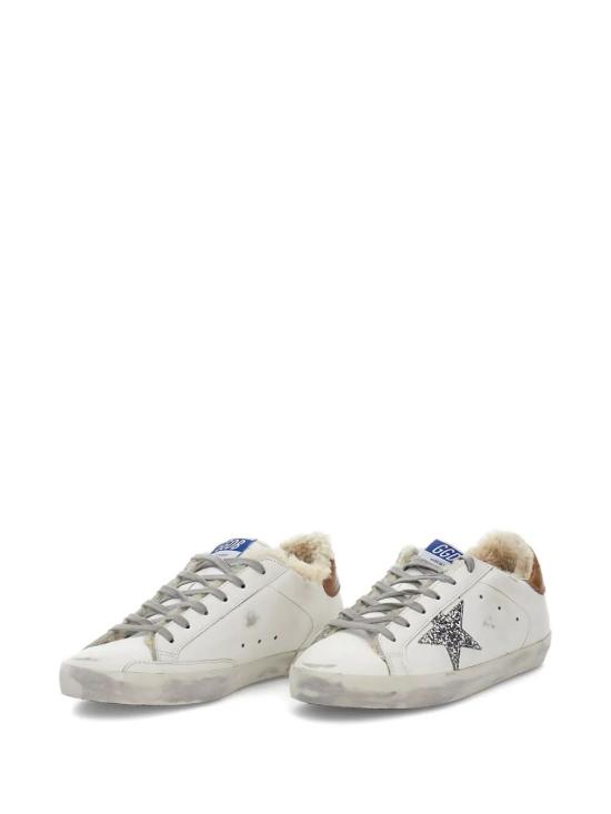 25FW 골든구스 SUPER STAR 슈퍼 스타 클래식 스니커즈 GWF00101 F002695 10942 10942 WHITE SILVER TAUPE BEIGE - GOLDEN GOOSE