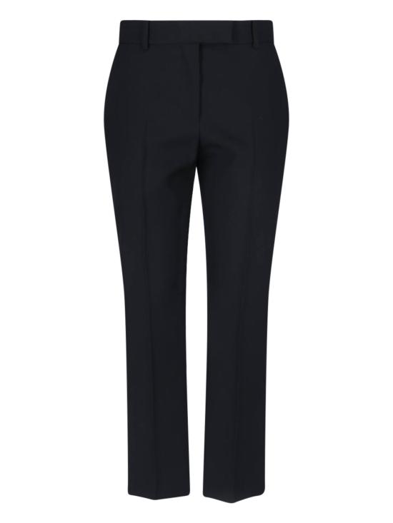 25SS 알렉산더 맥퀸 스트레이트 팬츠 824692 QJADK 1000 Black