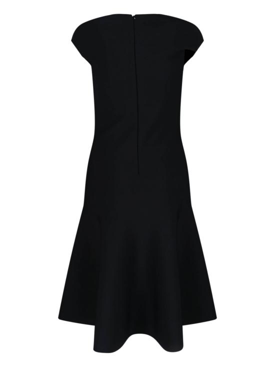 25SS 알렉산더 맥퀸 미디 원피스 829730 Q1BDC 1000 Black - ALEXANDER MCQUEEN