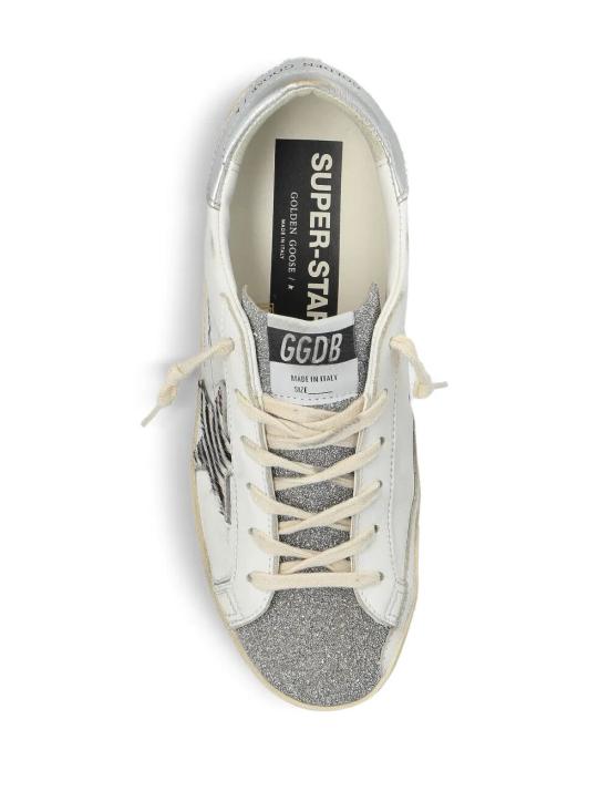25FW 골든구스 SUPER STAR 슈퍼 스타 클래식 스니커즈 GWF00101 F004661 82326 82326 WHITE SILVER WHITE BLACK ZEBRA - GOLDEN GOOSE