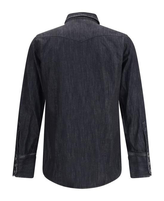 25FW 디스퀘어드2 긴팔 셔츠 S74DM0936S30826 900 BLACK - DSQUARED2