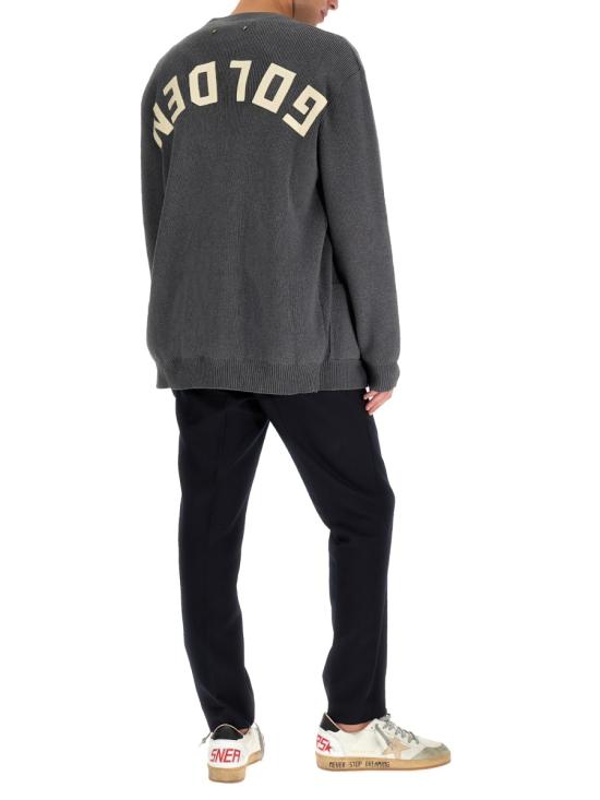 25FW 골든구스 코튼 니트 V넥 버튼 가디건  GMP00946P00066260304 GREY - GOLDEN GOOSE