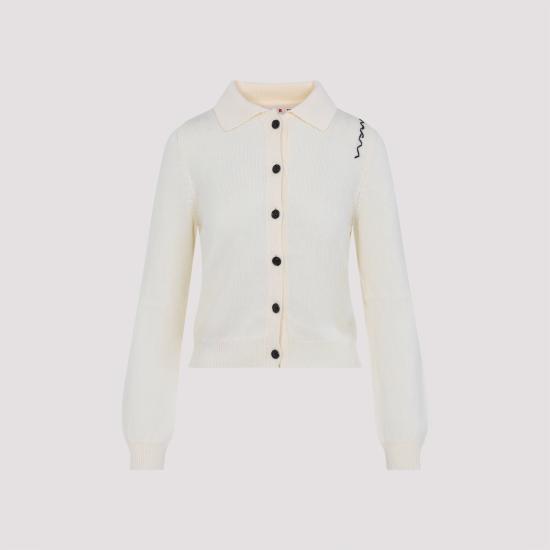25FW 마르니 가디건 CDMD0404A0UFCN55 00W08 WHITE - MARNI