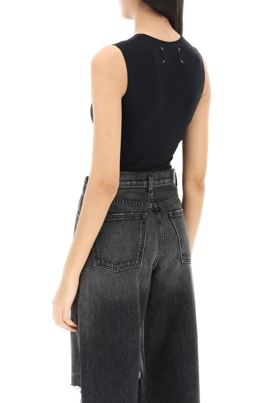  마르지엘라 바디수트 티셔츠 S51NA0065S20518 900 BLACK - MAISON MARGIELA