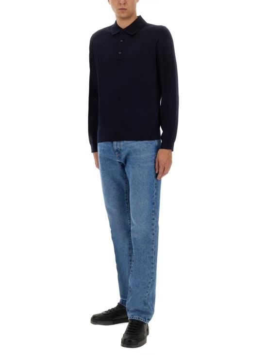 25FW 선플라워 스웨터 3062 NAVY BLUE - SUNFLOWER