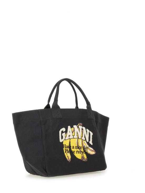25FW 가니 토트백 A6896 099 BLACK - GANNI