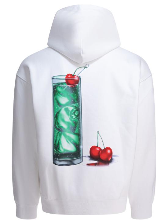 25FW 칼하트 WIP 체리 프린트 후드 집업 I03519102XX03 WHITE - CARHARTT WIP