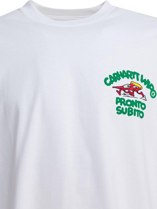 25FW 칼하트 WIP 반팔 티셔츠 I03519502XX03 WHITE - CARHARTT WIP