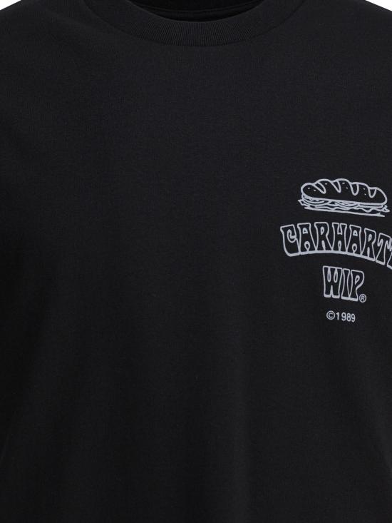 25FW 칼하트 WIP 반팔 티셔츠 I03523089XX03 BLACK - CARHARTT WIP