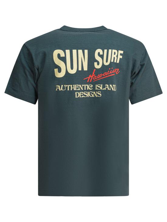 25FW 선서프 반팔 티셔츠 SS79378119 GREEN - SUN SURF