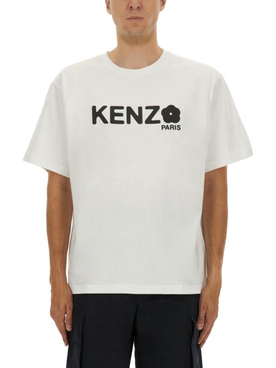 25FW 겐조 반팔 티셔츠 FF55TS4914SG 01 WHITE - KENZO