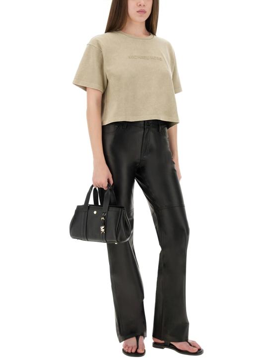 25FW 마이클 코어스 반팔 티셔츠 MT551T6JQT 232TAUPEHTHR DOVE - MICHAEL KORS