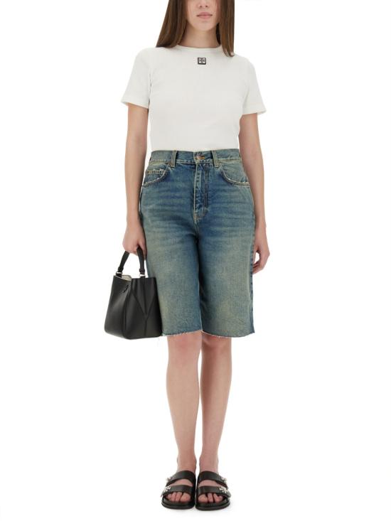 25FW 토리버치 반팔 티셔츠 170886 047 WHITE - TORY BURCH