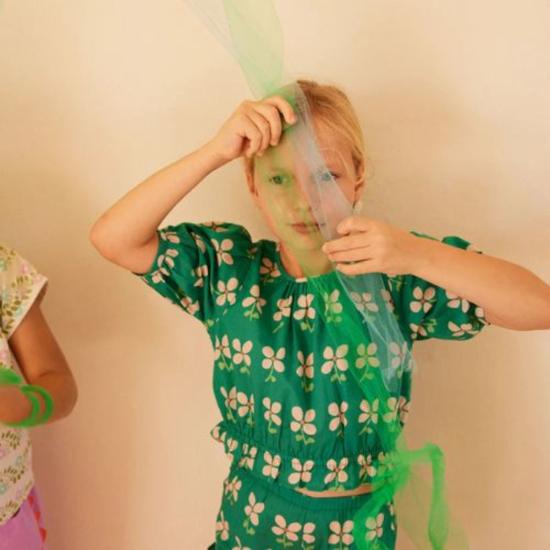  [키즈] HELLO SIMONE 탑 안녕하세요 시몬 카넬 블라우스 올리 그린 - OTHER BRANDS