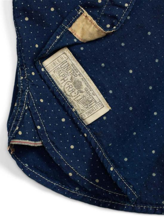  더블알엘 긴팔 셔츠 Rrl 코너 워크 인디고 - RRL