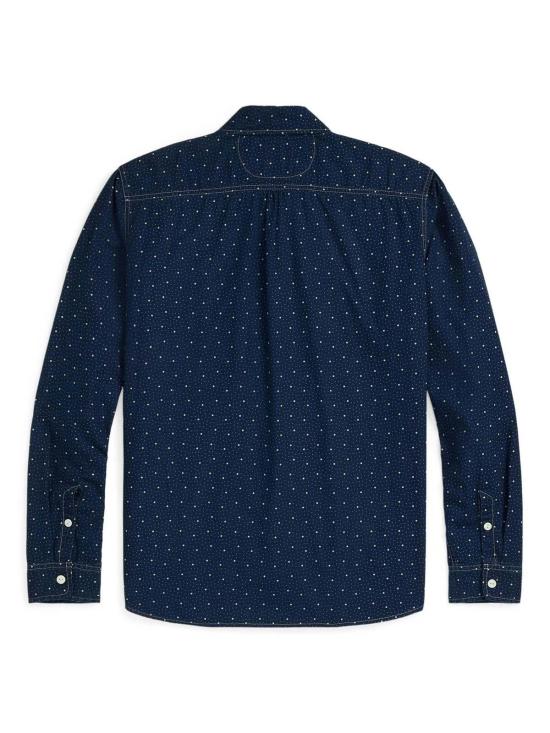  더블알엘 긴팔 셔츠 Rrl 코너 워크 인디고 - RRL