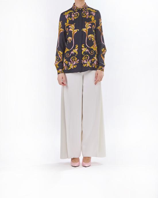 25SS 베르사체 셔츠 78HAL2P1 NS634 G89 NERO MULTI - VERSACE