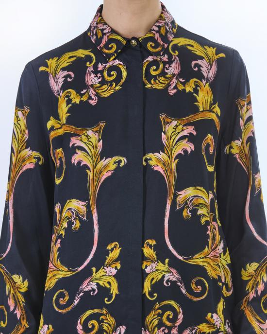 25SS 베르사체 셔츠 78HAL2P1 NS634 G89 NERO MULTI - VERSACE