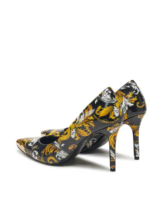 25SS 베르사체 힐/펌프스 78VA3S50 ZS366 G89 NERO MULTI - VERSACE