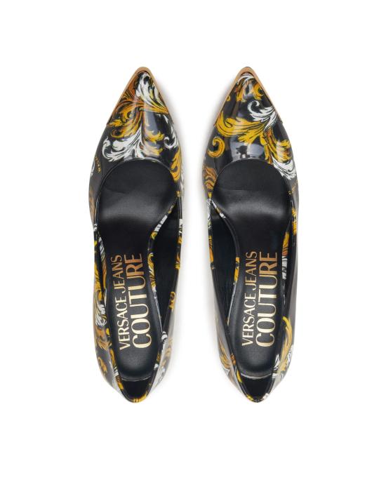 25SS 베르사체 힐/펌프스 78VA3S50 ZS366 G89 NERO MULTI - VERSACE