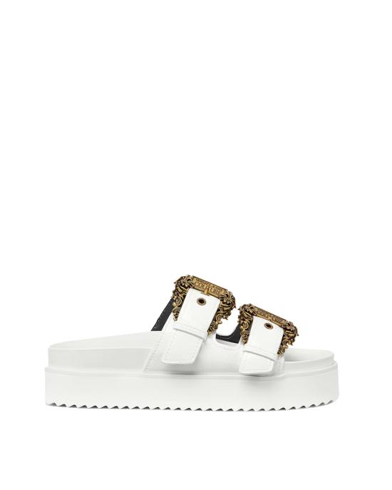 25SS 베르사체 뮬/슬리퍼 78VA3SM1 ZS539 003 BIANCO