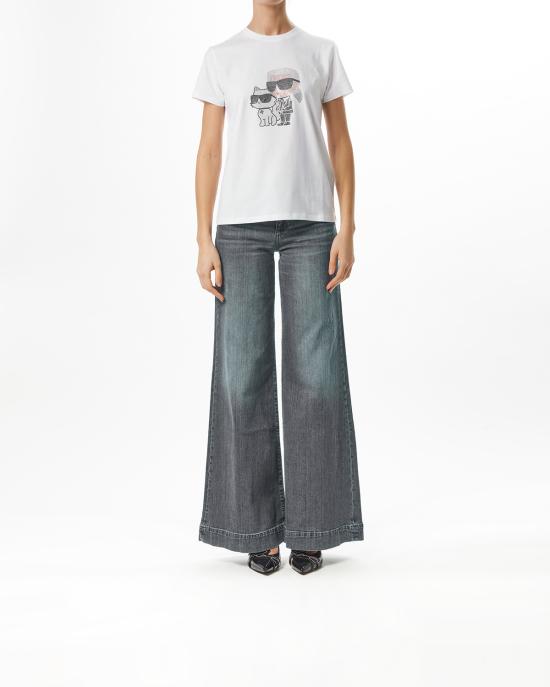 25FW 칼라거펠트 반팔 티셔츠 A1W17131 100 white BIANCO - KARL LAGERFELD