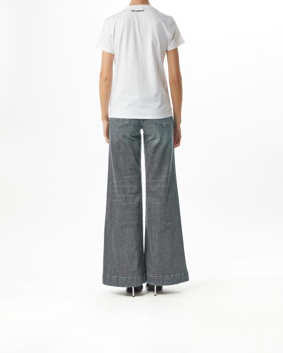 25FW 칼라거펠트 반팔 티셔츠 A1W17131 100 white BIANCO - KARL LAGERFELD