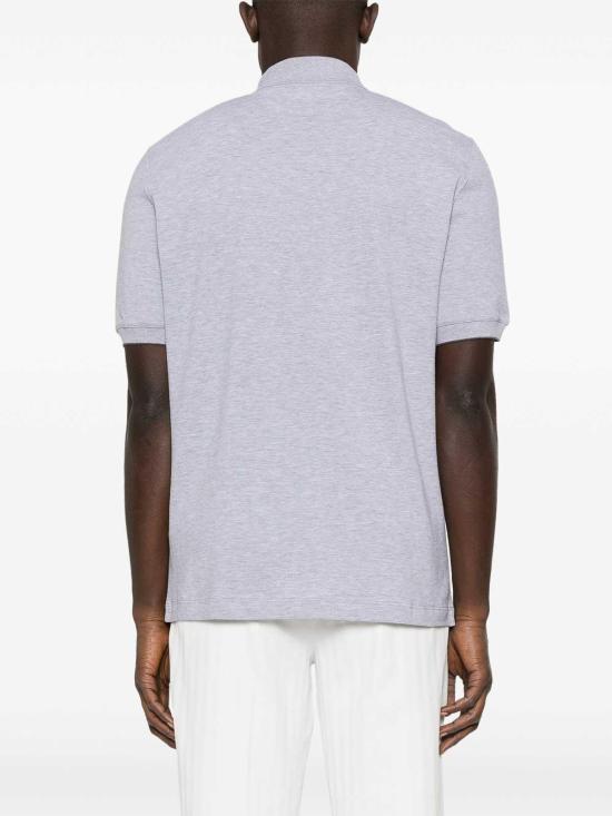 26SS 브루넬로 쿠치넬리 폴로 티셔츠 ME8548788CT924 Grey - BRUNELLO CUCINELLI