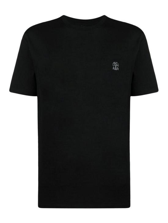  브루넬로 쿠치넬리 반팔 티셔츠 M0B138440CGB88 Black
