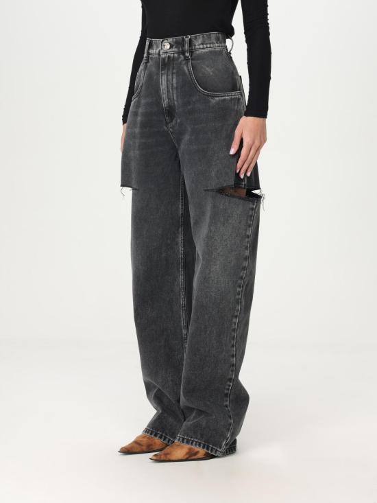 26SS 마르지엘라 컷아웃 진 S51LA0051S30743 965 Black - MAISON MARGIELA
