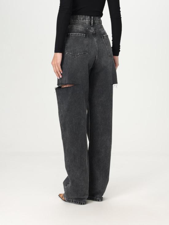 26SS 마르지엘라 컷아웃 진 S51LA0051S30743 965 Black - MAISON MARGIELA