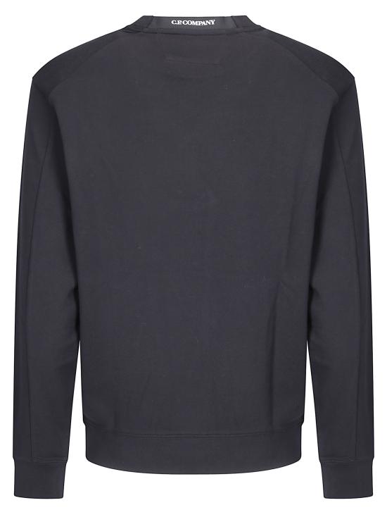 26FW 씨피 컴퍼니 다이애그널 레이즈드 플리스 스웨트셔츠 RCCMSS713A005086W 999 BLACK - C.P. COMPANY