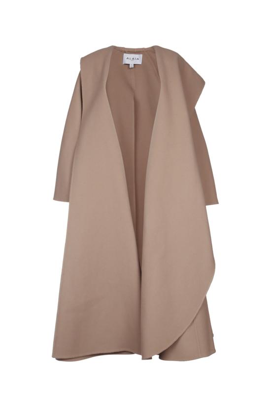 25SS 알라이아 코트 AA9M1044W027A 143 CAMEL