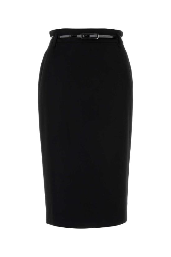 24FW 막스마라 스튜디오 스커트 2426106022600 003 Black