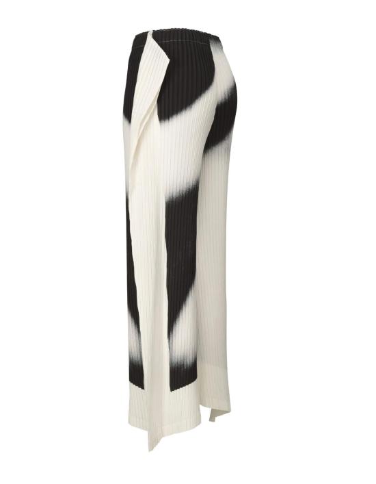  이세이 미야케 스트레이트 팬츠 섀도우 스터디 플리츠 - ISSEY MIYAKE