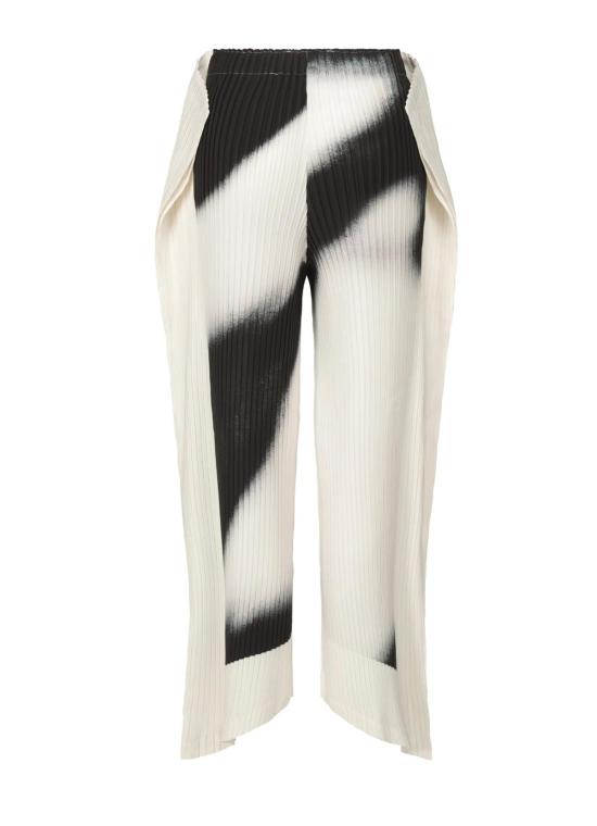  이세이 미야케 스트레이트 팬츠 섀도우 스터디 플리츠 - ISSEY MIYAKE